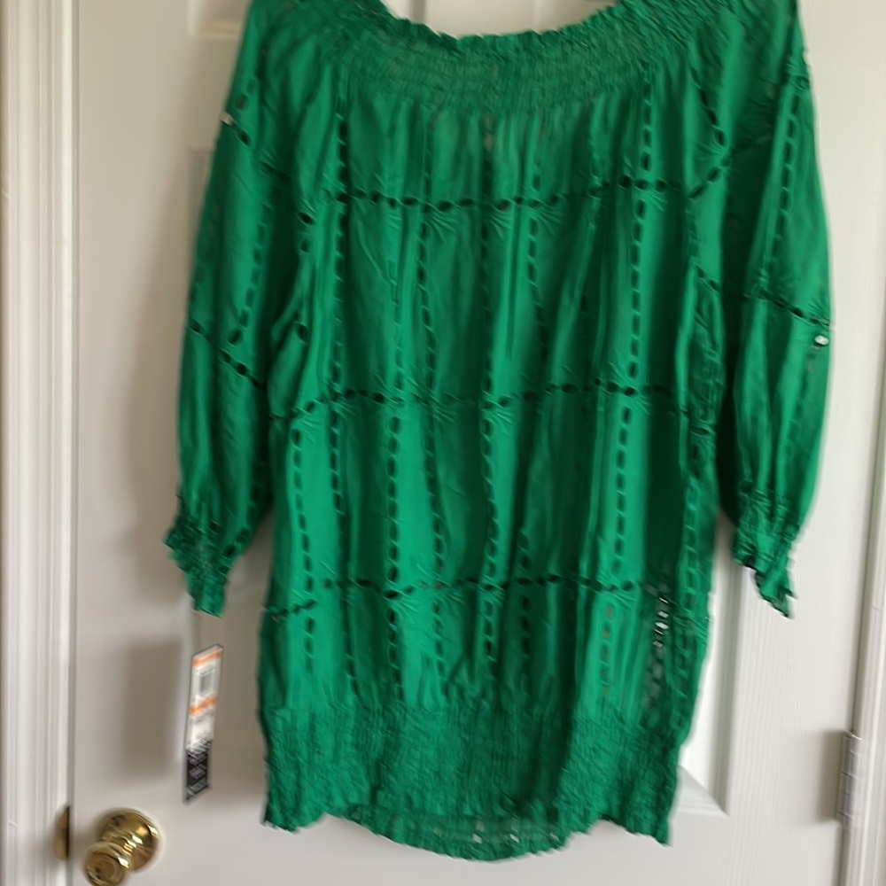 INC Women’s Crinkle Top - Picture 8 of 10